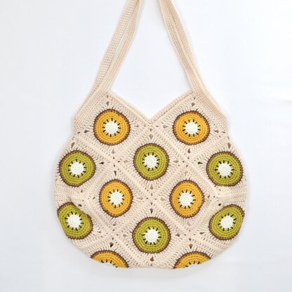 Kiwi Granny Square Bag