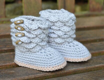 Scalloped Booties
