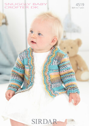 Cardigans in Sirdar Snuggly Baby Crofter DK - 4519 - Downloadable PDF