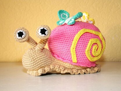 Snail - Doorstop, Stuffed Toy - Amigurumi