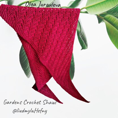 Gardens Crochet Shawl