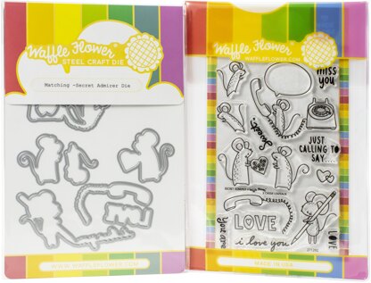 Waffle Flower Crafts Waffle Flower Stamp & Die Set - Secret Admirer