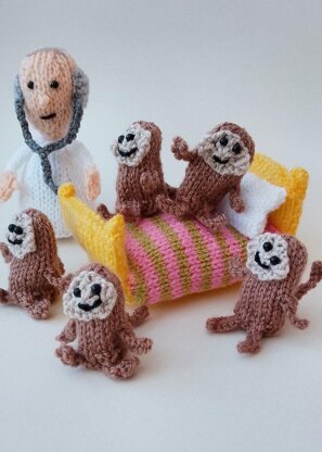 Five Little Monkeys Jumping On The Bed Play Set