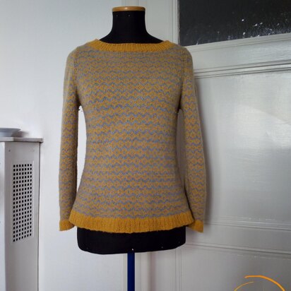 Blue and Yellow Sweater