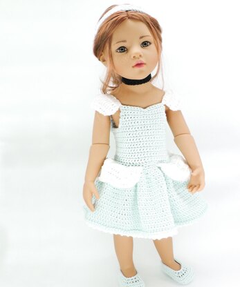 GOTZ/DaF 18" Doll Princess Cinderella Dress Set