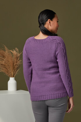 863 Pollia Pullover -  Knitting Pattern for Women in  Valley Superwash DK by Valley Yarns