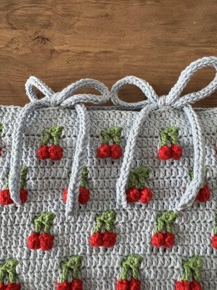 Cherry Book Sleeve Pouch