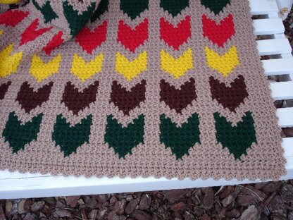 Chevron Classic Afghan