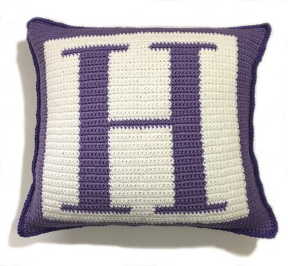 Letter H Pillow