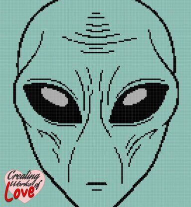 Alien Face Stitch graph