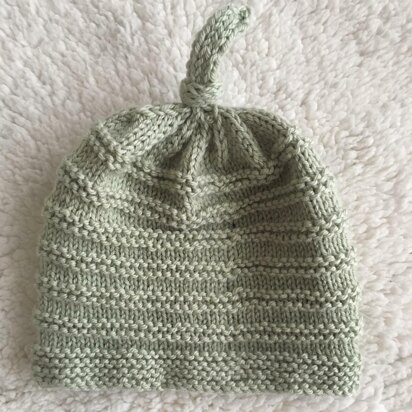 Topknot Baby Hat