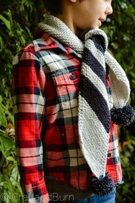 Side Stripe Scarf