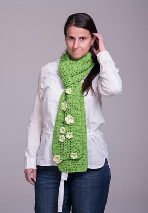 Spring Branches Extra Long Scarf