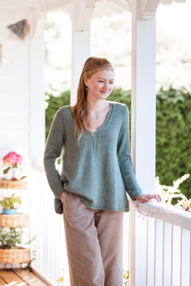 Rathbone Jumper in The Fibre Co. Arranmore Light - Downloadable PDF