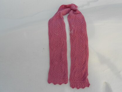 Fanciful Ferns Lace Scarf