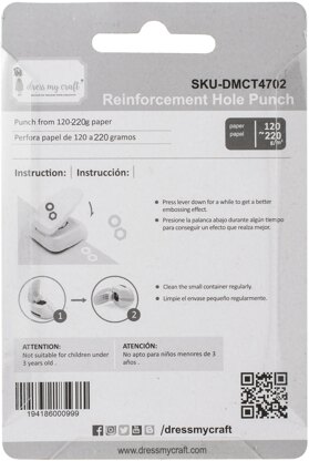 Dress My Craft Paper Punch - Reinforcement Hole
