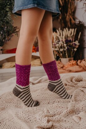 Striped & Cute Socks