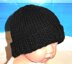 Baby Black Beanie