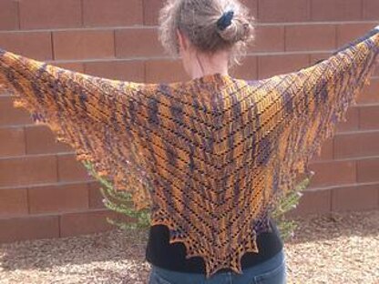 Van Dyke Chevron Shawl