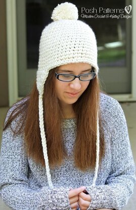 Elegant Earflap Hat 134