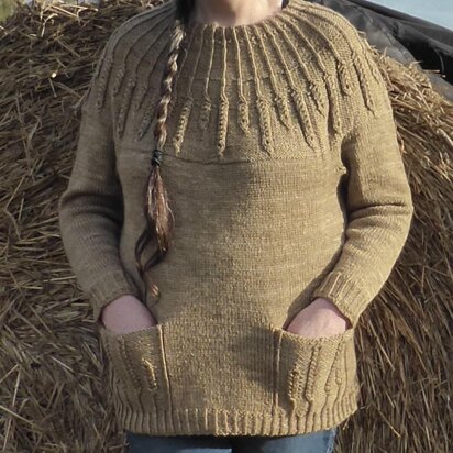 Wheat Fields Sweater - knitting pattern
