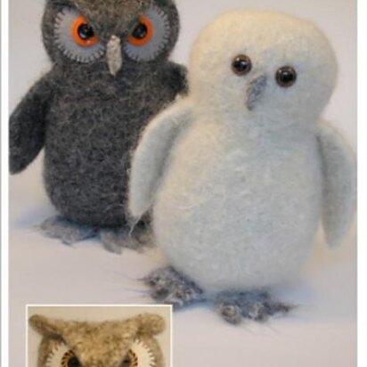 Felted Woolly Owl