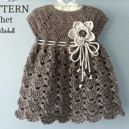 Crochet Baby Dress by Elena Mitchell