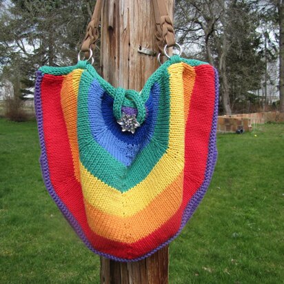 Over the Rainbow Bag - knitting pattern