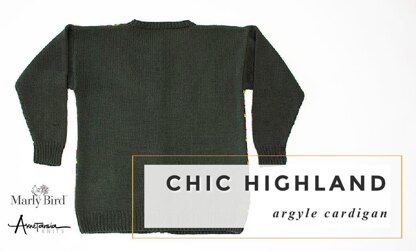 Chic Highland Argyle Cardigan