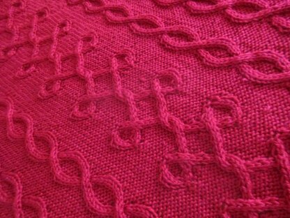 Diamond Twist Cable Throw
