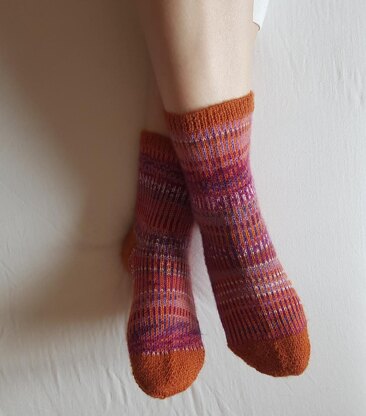 Spicy Pumpkin Socks