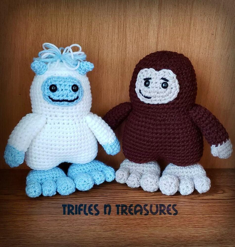 Mini Yeti amigurumi: Crochet pattern