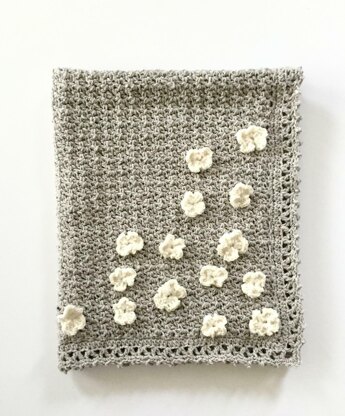 Flower Basket Baby Blanket