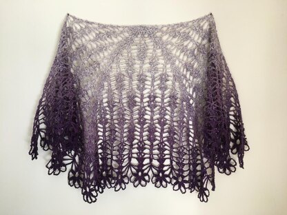 Plum Blossoms Shawl