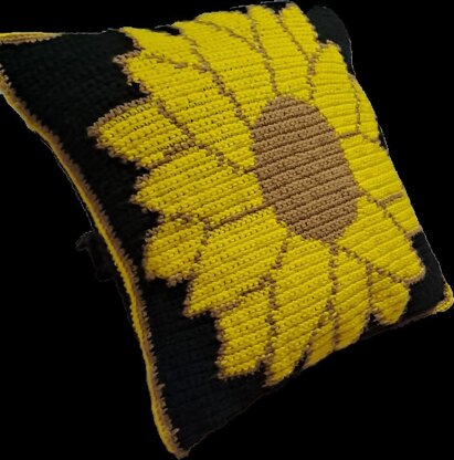 Sunflower Tapestry Crochet Pattern