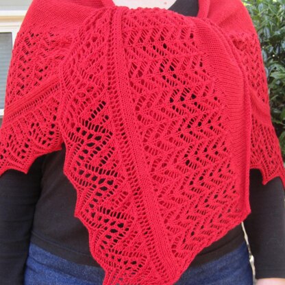 MuckleRow Long Wingspan Shawl