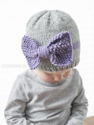 Big Bow Baby Hat