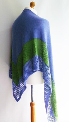 Cascade shawl 11