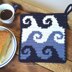 Sea Waves Potholder