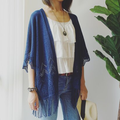 Fringed Kimono