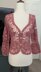 Rosewood Petals Crochet Blouse