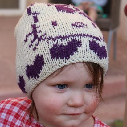 Kitty's Hat - Cat Beanie - knitting pattern