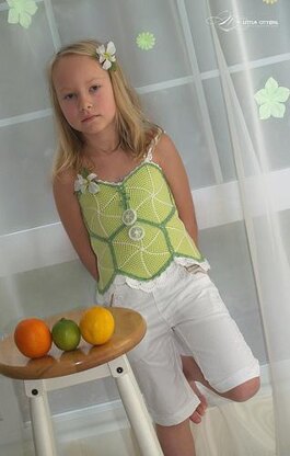 Fruity Fun 2. Citrus Top Corset Crochet