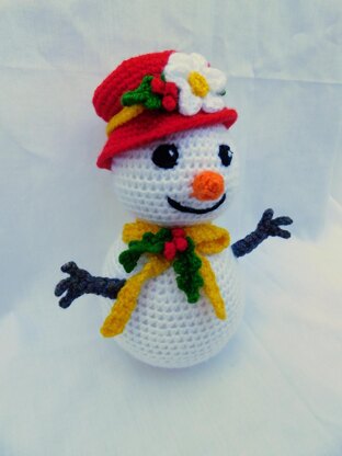 Lolo, the amigurumi Snowman