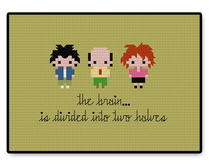 Dr. Katz Professional Therapist Bite Size - PDF Cross Stitch Pattern