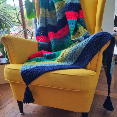 Lazy Lace Crochet Blanket