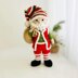 Santa Claus crochet pattern, amigurumi Santa Claus