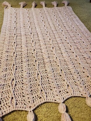 Trellis And Vines Baby Blanket