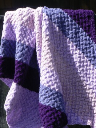 Easy Peasy Cabled Baby Blanket