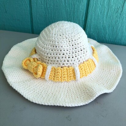 Tie a Yellow Ribbon Sun Hat